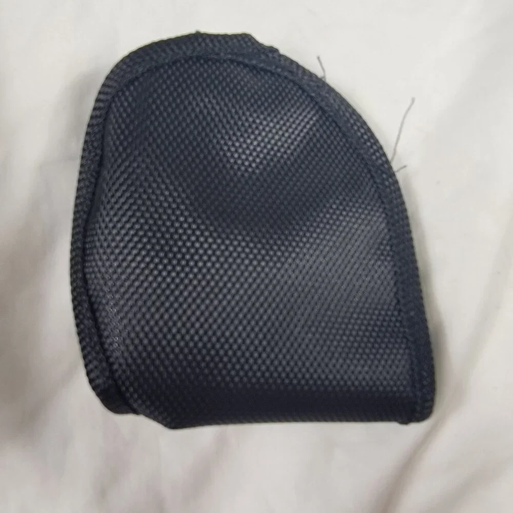 Tumi For Delta Travel Toiletry Bag Case Set Navy Blue Nylon With Eye Mask